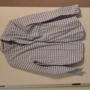 Men's med tall button up shirt